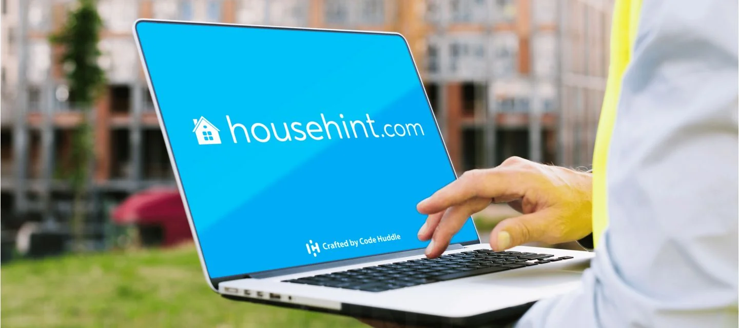 HouseHint property search on a tablet